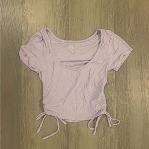 pacsun purple crop top size xs